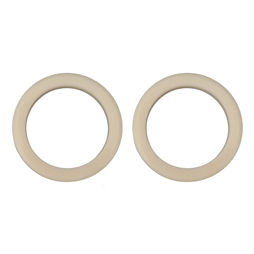 2Pcs 54mm Silicone Steam Ring Silicone Gasket for Breville 8 Series 870 878 880 860 840 Grouphead Gasket Replacement Part Beige