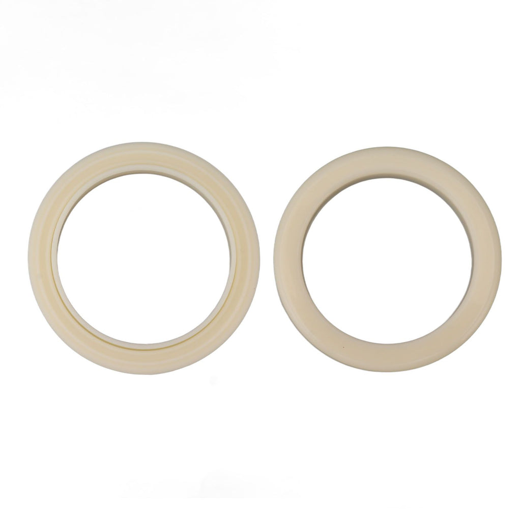 2Pcs 54mm Silicone Steam Ring Silicone Gasket for Breville 8 Series 870 878 880 860 840 Grouphead Gasket Replacement Part Beige