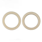 2Pcs 54mm Silicone Steam Ring Silicone Gasket for Breville 8 Series 870 878 880 860 840 Grouphead Gasket Replacement Part Beige