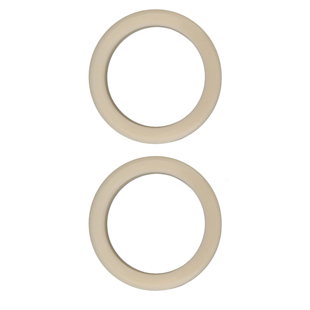 2Pcs 54mm Silicone Steam Ring Silicone Gasket for Breville 8 Series 870 878 880 860 840 Grouphead Gasket Replacement Part Beige
