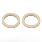 2Pcs 54mm Silicone Steam Ring Silicone Gasket for Breville 8 Series 870 878 880 860 840 Grouphead Gasket Replacement Part Beige