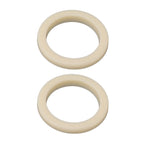 2Pcs 54mm Silicone Steam Ring Silicone Gasket for Breville 8 Series 870 878 880 860 840 Grouphead Gasket Replacement Part Beige