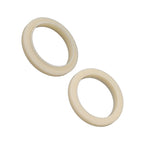 2Pcs 54mm Silicone Steam Ring Silicone Gasket for Breville 8 Series 870 878 880 860 840 Grouphead Gasket Replacement Part Beige