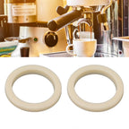2Pcs 54mm Silicone Steam Ring Silicone Gasket for Breville 8 Series 870 878 880 860 840 Grouphead Gasket Replacement Part Beige