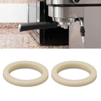2Pcs 54mm Silicone Steam Ring Silicone Gasket for Breville 8 Series 870 878 880 860 840 Grouphead Gasket Replacement Part Beige