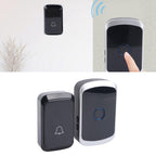 Wireless Doorbell Stable Signal Direct Current ABS Easy To Install Battery Powered Doorbell for Room