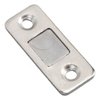 8 Pack Magnetic Door Catch Ultra Thin Door Latch Adhesive Stainless Steel 2 Way Installation Cabinet Closer for Kitchen