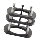 Trimming Machine Router Lift Table Base Aluminum Alloy Router Lift System with 4 Jaw Clamping Black