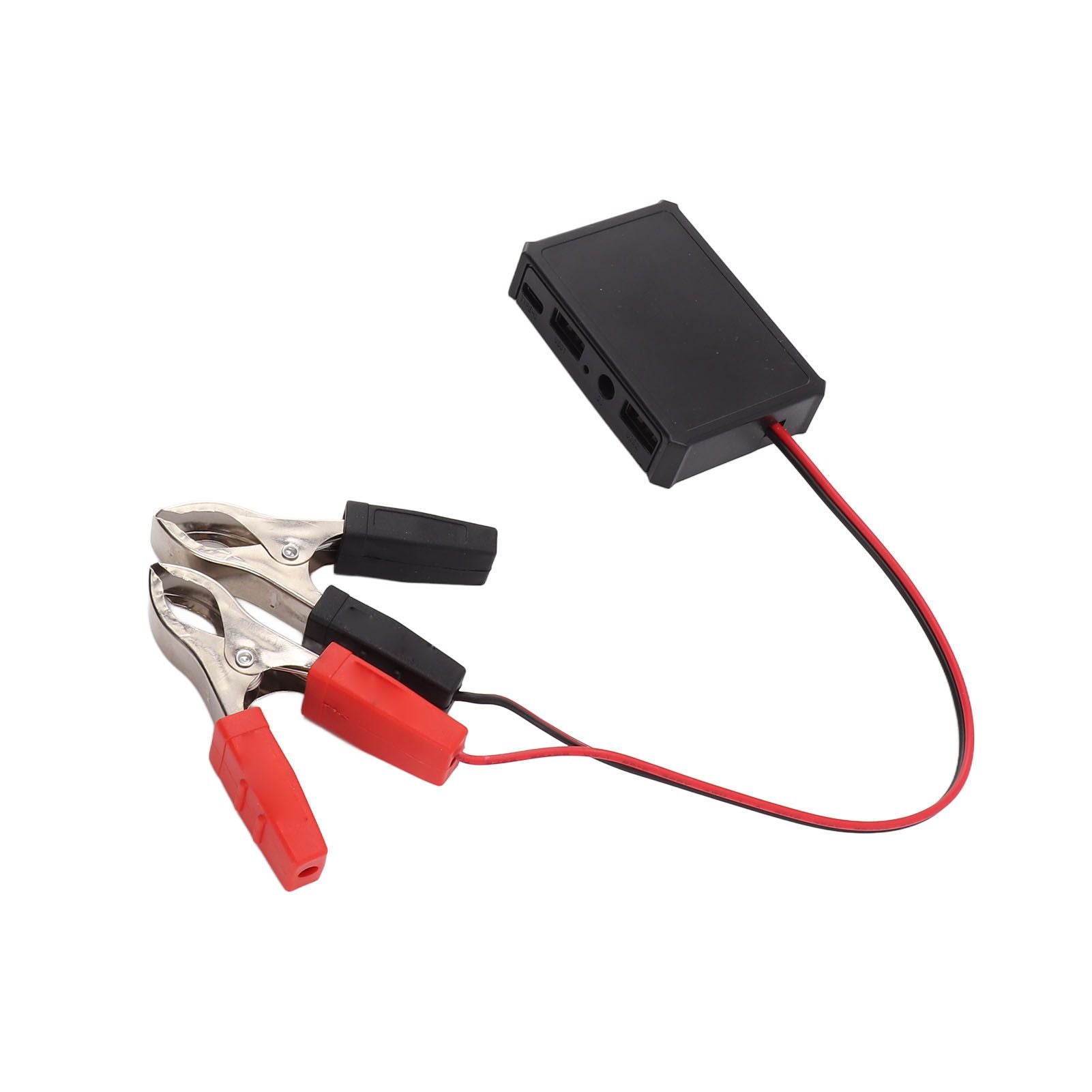 12V to 24V Crocodile Clip Support Fast Charging USB Voltage Regulator Clip for Phone Camera
