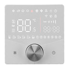 Smart Digital Thermostat LCD Color Display Precise Control Intelligent Temperature Controller White