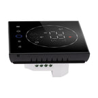 Wireless Smart Thermostat for Home Accurate Programmable Thermostat Wall Mounted Boiler Thermostat AC95‑240V Square Black
