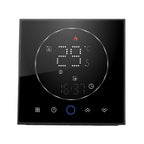 Wireless Smart Thermostat for Home Accurate Programmable Thermostat Wall Mounted Boiler Thermostat AC95‑240V Square Black