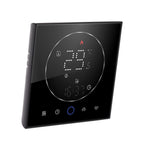 Wireless Smart Thermostat for Home Accurate Programmable Thermostat Wall Mounted Boiler Thermostat AC95‑240V Square Black