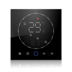 Wireless Smart Thermostat for Home Accurate Programmable Thermostat Wall Mounted Boiler Thermostat AC95‑240V Square Black