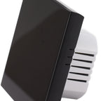 Wireless Smart Thermostat for Home Accurate Programmable Thermostat Wall Mounted Boiler Thermostat AC95‑240V Square Black
