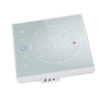 LED Smart Thermostat 7 Day Programmable Smart Wireless Home Thermostat Controller Panel for Electric Heating AC95‑240V White