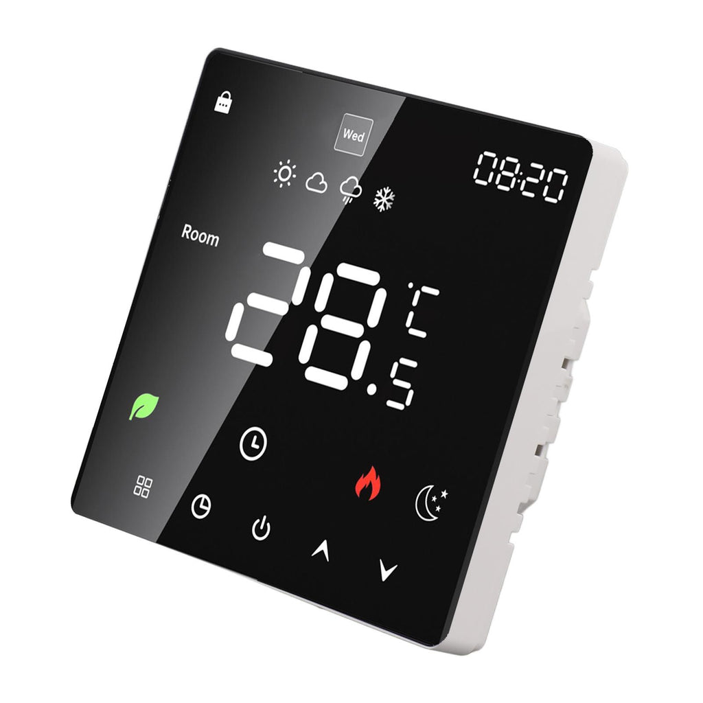 3A Digital Thermostat with LCD Display Smart Programmable Thermostat with Touchscreen Hydronic Boiler Thermostat AC 90V‑240V WiFi