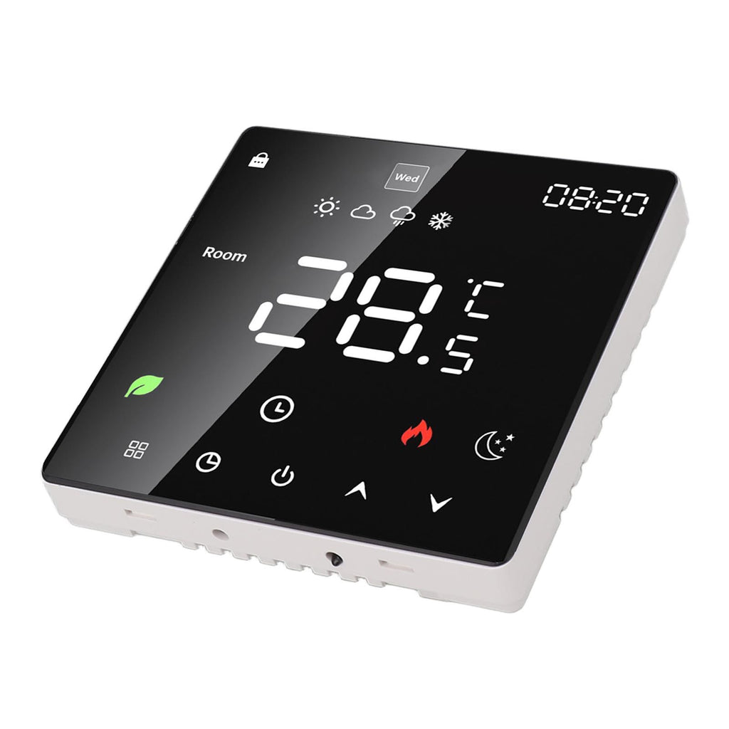 3A Digital Thermostat with LCD Display Smart Programmable Thermostat with Touchscreen Hydronic Boiler Thermostat AC 90V‑240V WiFi