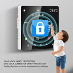 3A Digital Thermostat with LCD Display Smart Programmable Thermostat with Touchscreen Hydronic Boiler Thermostat AC 90V‑240V WiFi