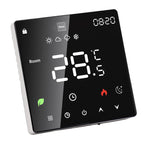 3A Digital Thermostat with LCD Display Smart Programmable Thermostat with Touchscreen Hydronic Boiler Thermostat AC 90V‑240V Without WiFi