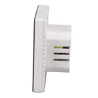 3A Digital Thermostat with LCD Display Smart Programmable Thermostat with Touchscreen Hydronic Boiler Thermostat AC 90V‑240V Without WiFi