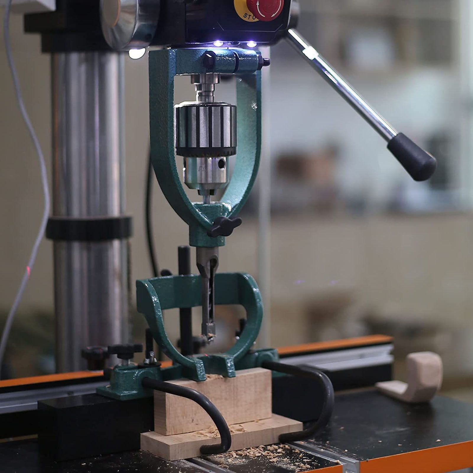 Square Tenon Converter Bench Drill Converter Bench Drill Square Hole Accessories Location Tool Drill Accessories 65‑40mm
