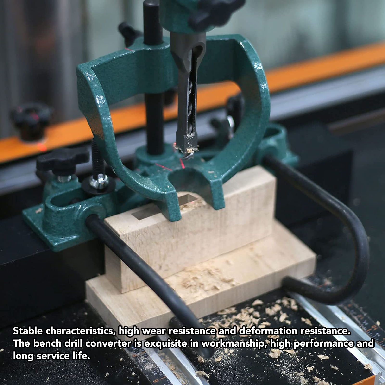 Square Tenon Converter Bench Drill Converter Bench Drill Square Hole Accessories Location Tool Drill Accessories 65‑60mm