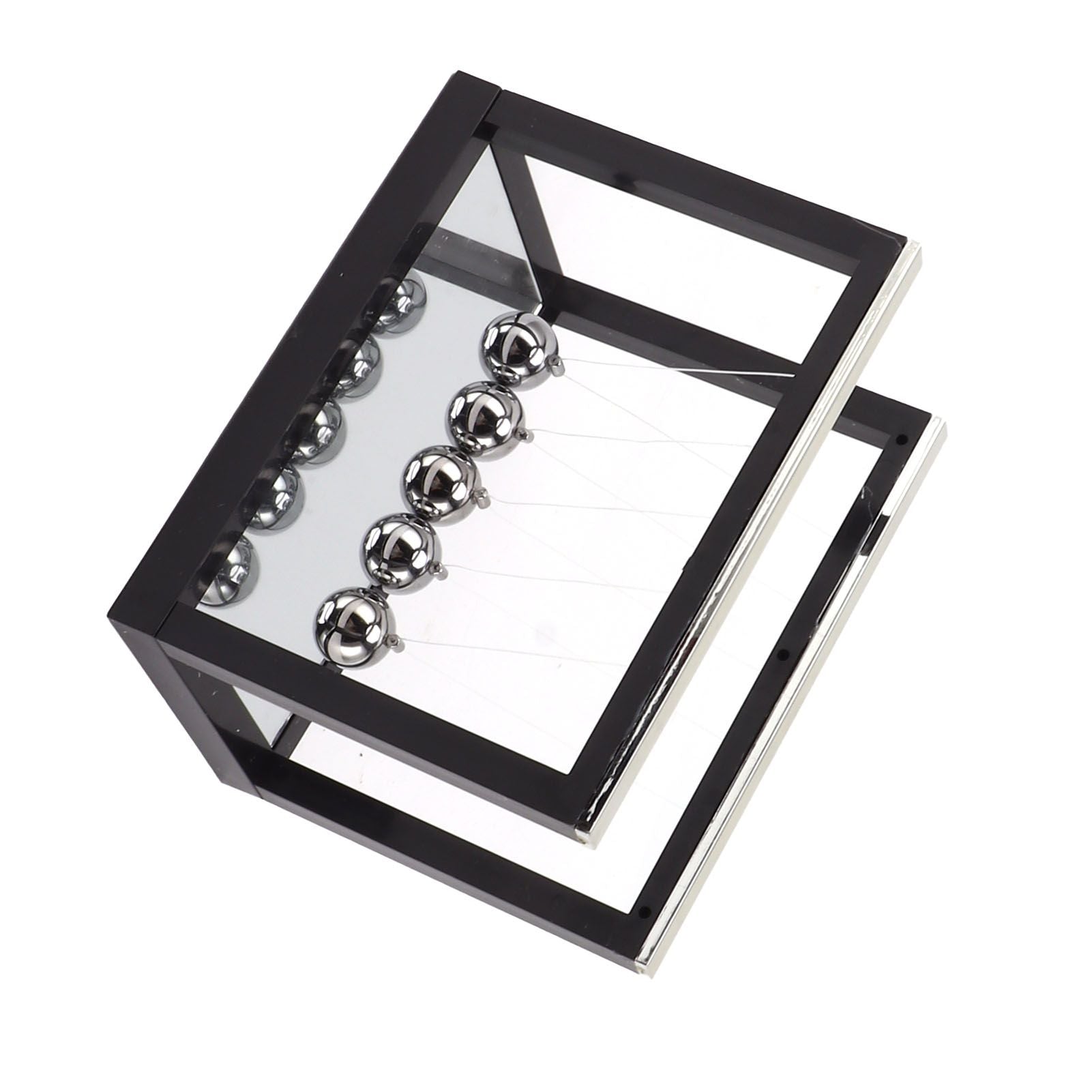 Newton Cradle Balance Balls Stainless Steel Balance Balls Bottom Mirror Stress Reliefswing Balls Desktop Decoration Toy