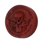 Magnetic Push Slider Stress Relief Handmade Rosewood Crafted Rotating Fidget Toys for ADHD Skull