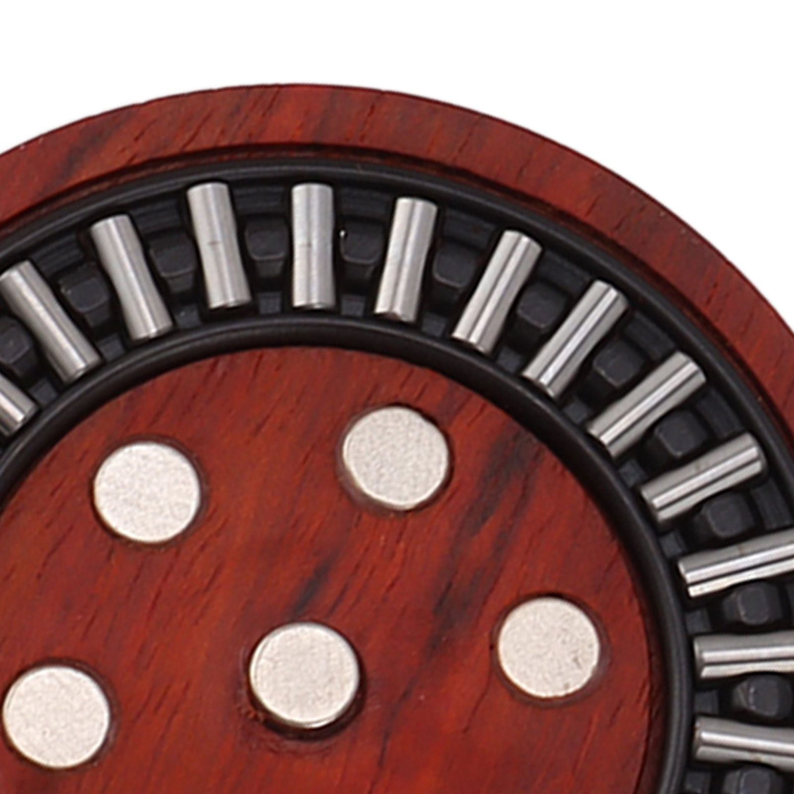 Magnetic Push Slider Stress Relief Handmade Rosewood Crafted Rotating Fidget Toys for ADHD juvenile
