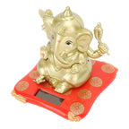 Car Solar Bobble Head Toy Exquisite Environmentally Friendly Elephant Swinging Dancing Toy Gold