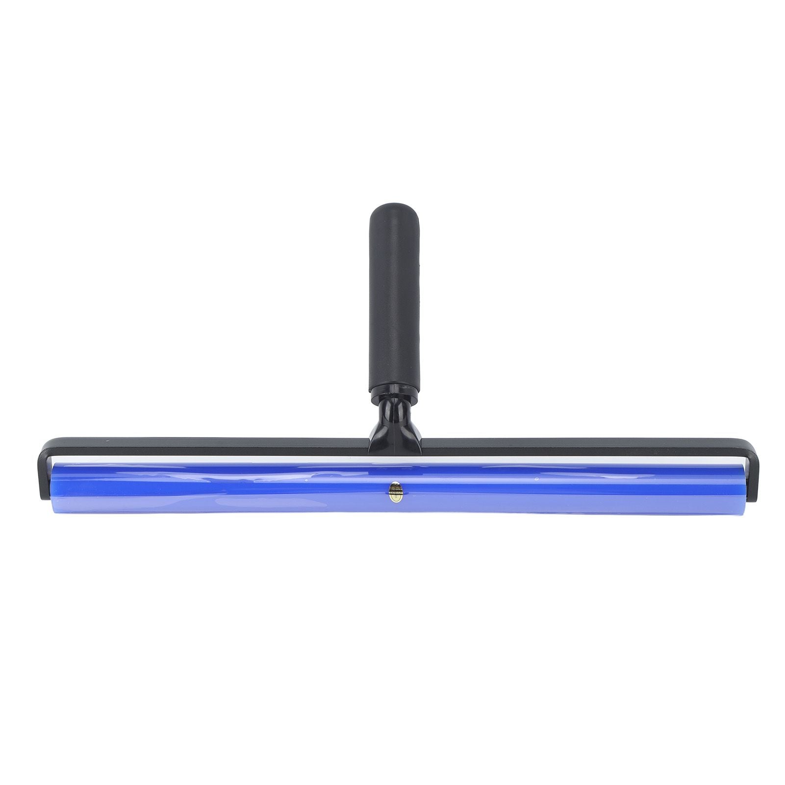 High Adhesion Blue Silicone Dust Roller Manual Dust Removal Roller Anti Static Cleaner Tool with Black Plastic Handle 16in