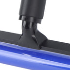 Static Roller Dust Removal Roller Super Sticky Blue Silicone Soft Static Action Cleaner Roller with Black Handle 6in
