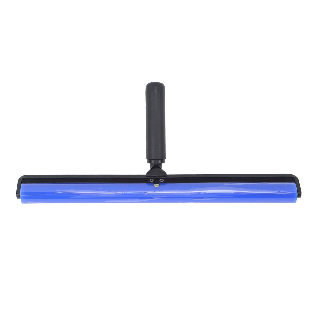 Static Roller Dust Removal Roller Super Sticky Blue Silicone Soft Static Action Cleaner Roller with Black Handle 16in