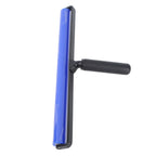 Static Roller Dust Removal Roller Super Sticky Blue Silicone Soft Static Action Cleaner Roller with Black Handle 18in