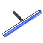 Static Roller Dust Removal Roller Super Sticky Blue Silicone Soft Static Action Cleaner Roller with Black Handle 18in