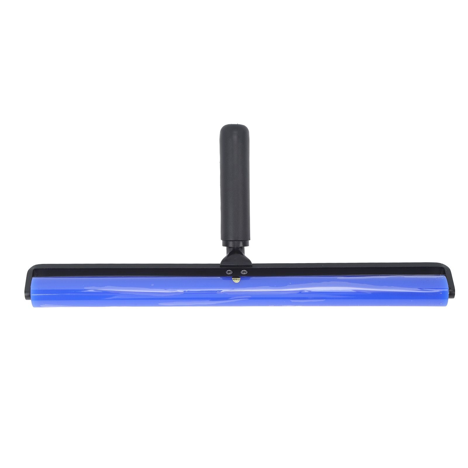 Static Roller Dust Removal Roller Super Sticky Blue Silicone Soft Static Action Cleaner Roller with Black Handle 18in