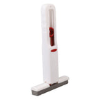 Portable Self Squeeze Mini Mop Wet and Dry Use Lazy Strong Absorbent Mop for Bathroom Kitchens One Pole (3 Mop Heads)