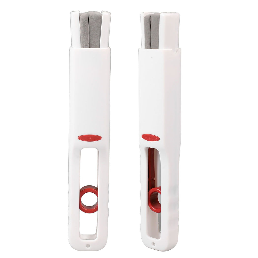 Portable Self Squeeze Mini Mop Wet and Dry Use Lazy Strong Absorbent Mop for Bathroom Kitchens One Pole (3 Mop Heads)