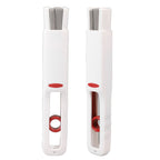 Portable Self Squeeze Mini Mop Wet and Dry Use Lazy Strong Absorbent Mop for Bathroom Kitchens One Pole (3 Mop Heads)