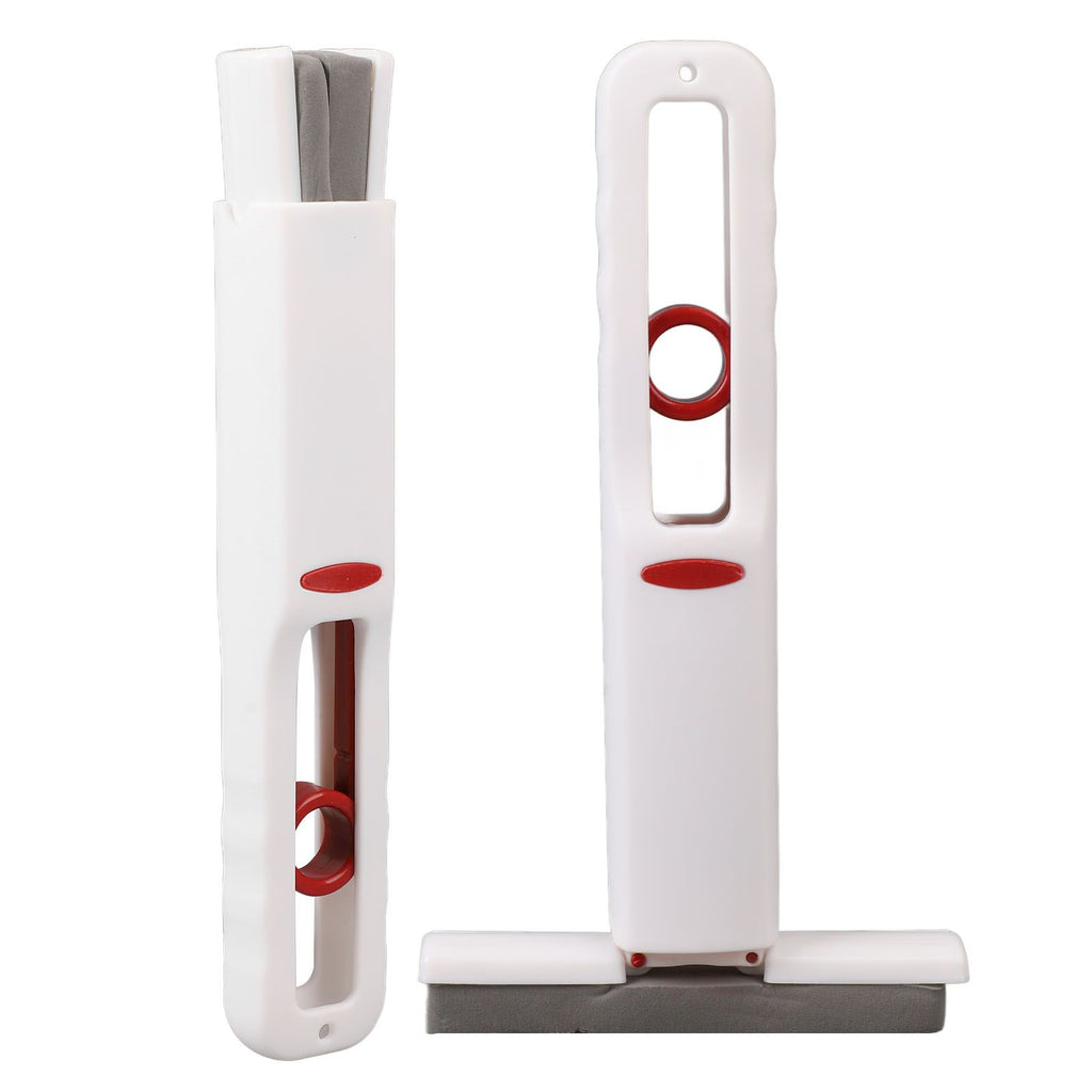 Portable Self Squeeze Mini Mop Wet and Dry Use Lazy Strong Absorbent Mop for Bathroom Kitchens One Pole (3 Mop Heads)