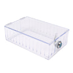 Thermostat Lock Box Large Universal Home Locking Thermostat Guard Clear Cover with Key for Thermostat On Wall