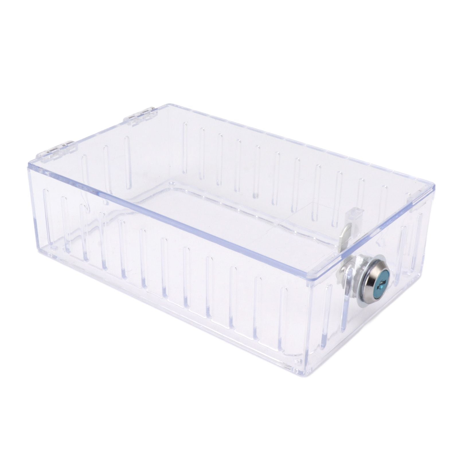 Thermostat Lock Box Large Universal Home Locking Thermostat Guard Clear Cover with Key for Thermostat On Wall
