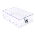 Thermostat Lock Box Large Universal Home Locking Thermostat Guard Clear Cover with Key for Thermostat On Wall
