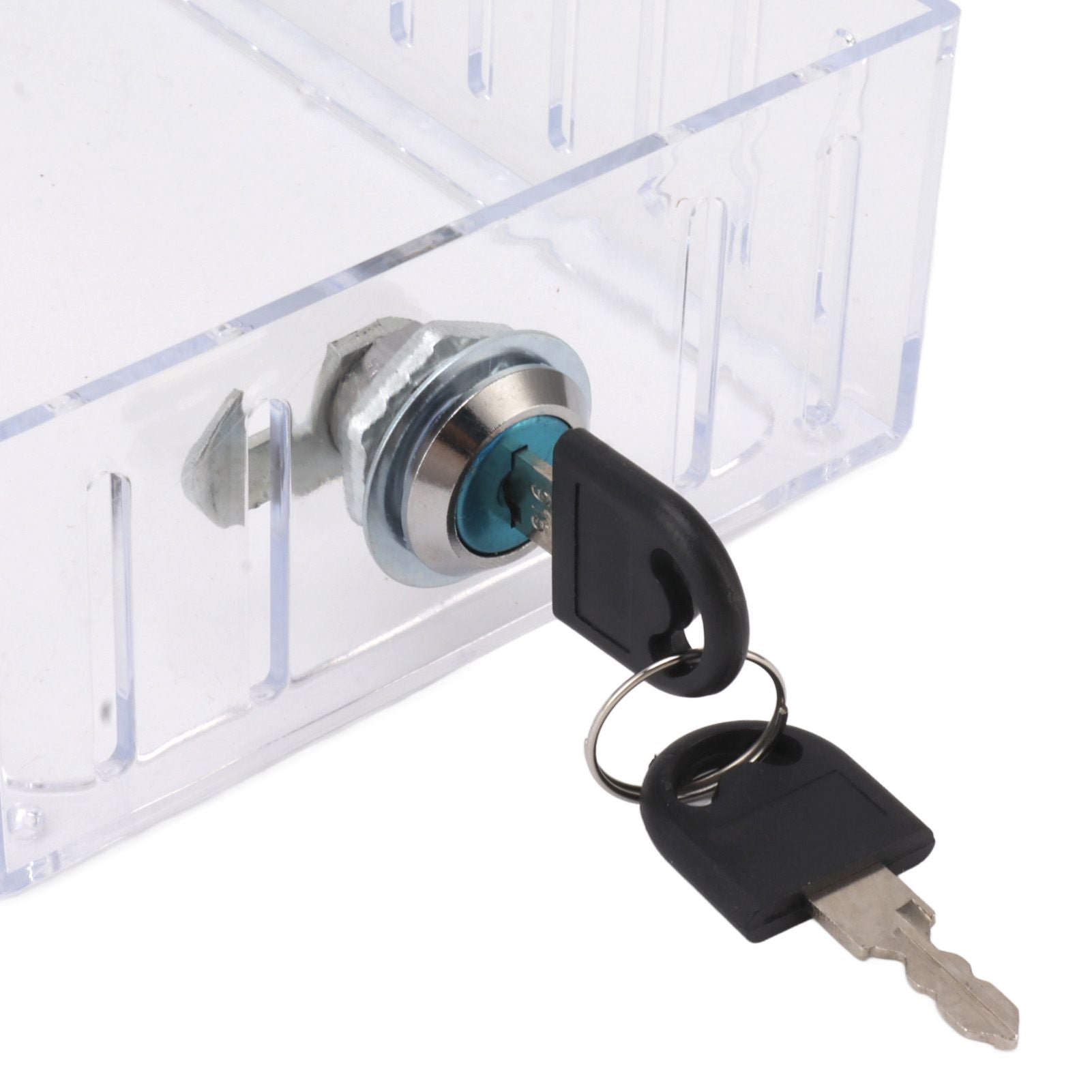 Thermostat Lock Box Large Universal Home Locking Thermostat Guard Clear Cover with Key for Thermostat On Wall