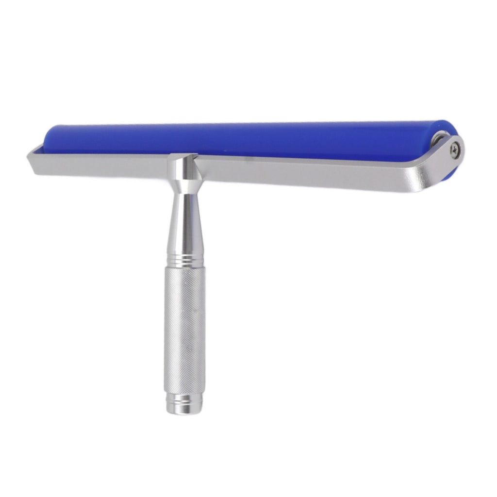 Dust Removal Roller Silicone Soft Aluminum Alloy Handle Iron Bearing Anti Static Roller for Film Dust Fibers Powder 12in / 30.48cm