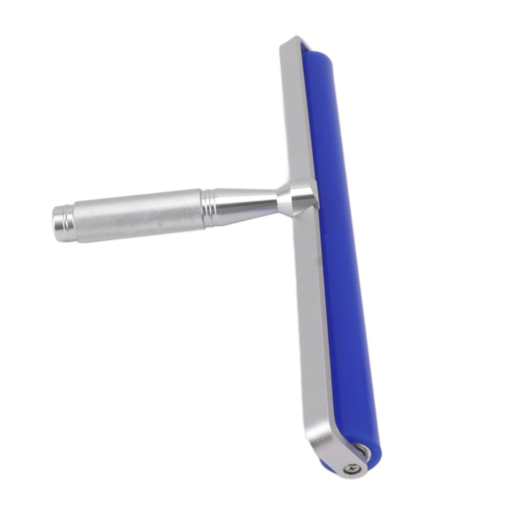 Dust Removal Roller Silicone Soft Aluminum Alloy Handle Iron Bearing Anti Static Roller for Film Dust Fibers Powder 12in / 30.48cm