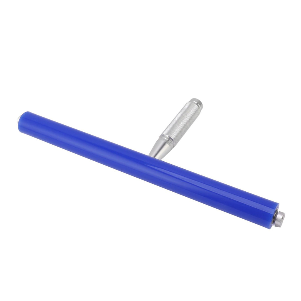 Dust Removal Roller Silicone Soft Aluminum Alloy Handle Iron Bearing Anti Static Roller for Film Dust Fibers Powder 12in / 30.48cm