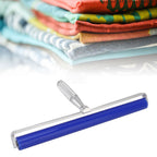 Dust Removal Roller Silicone Soft Aluminum Alloy Handle Iron Bearing Anti Static Roller for Film Dust Fibers Powder 12in / 30.48cm