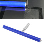 Dust Removal Roller Silicone Soft Aluminum Alloy Handle Iron Bearing Anti Static Roller for Film Dust Fibers Powder 12in / 30.48cm